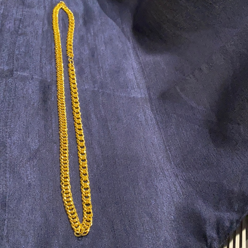 Long gold chain